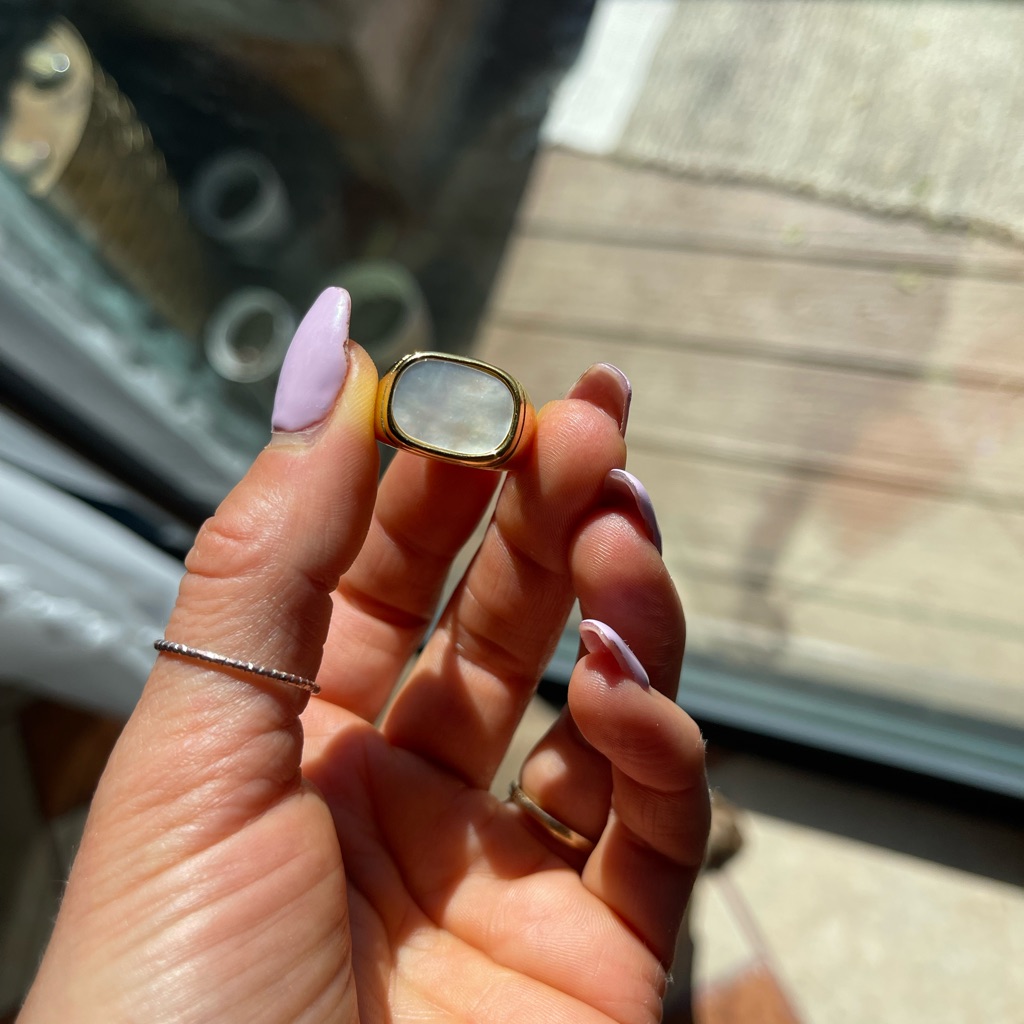 Opal Gold Ring